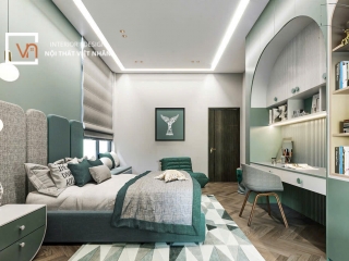  20+ Ý Tưởng Thiết Kế Phòng Ngủ Màu Xanh Đẹp Nhất Năm 2025